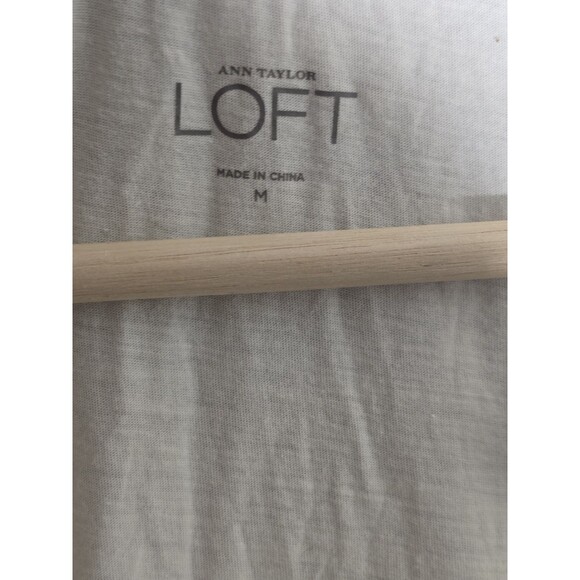 LOFT Cream Sequin Tank Top - Picture 3 of 6